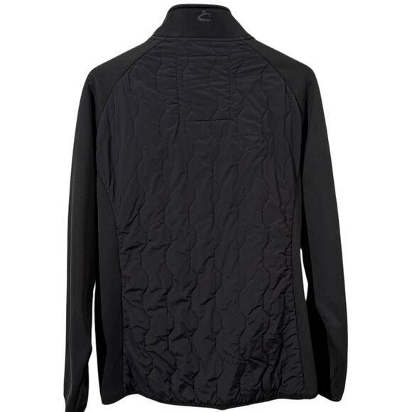 Carbon 2 Colbat Men's Size L Quilted Puffer Jacket Coat Black Casual Classic - Picture 3 of 9